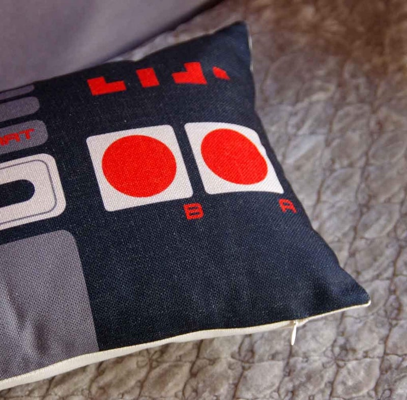 FAVDEC Decorative Game Pad Pillow Cover 12 Inches x 20 Inches, Throw Pillow Cover with Gamepad Pattern, Cover only - Image 4